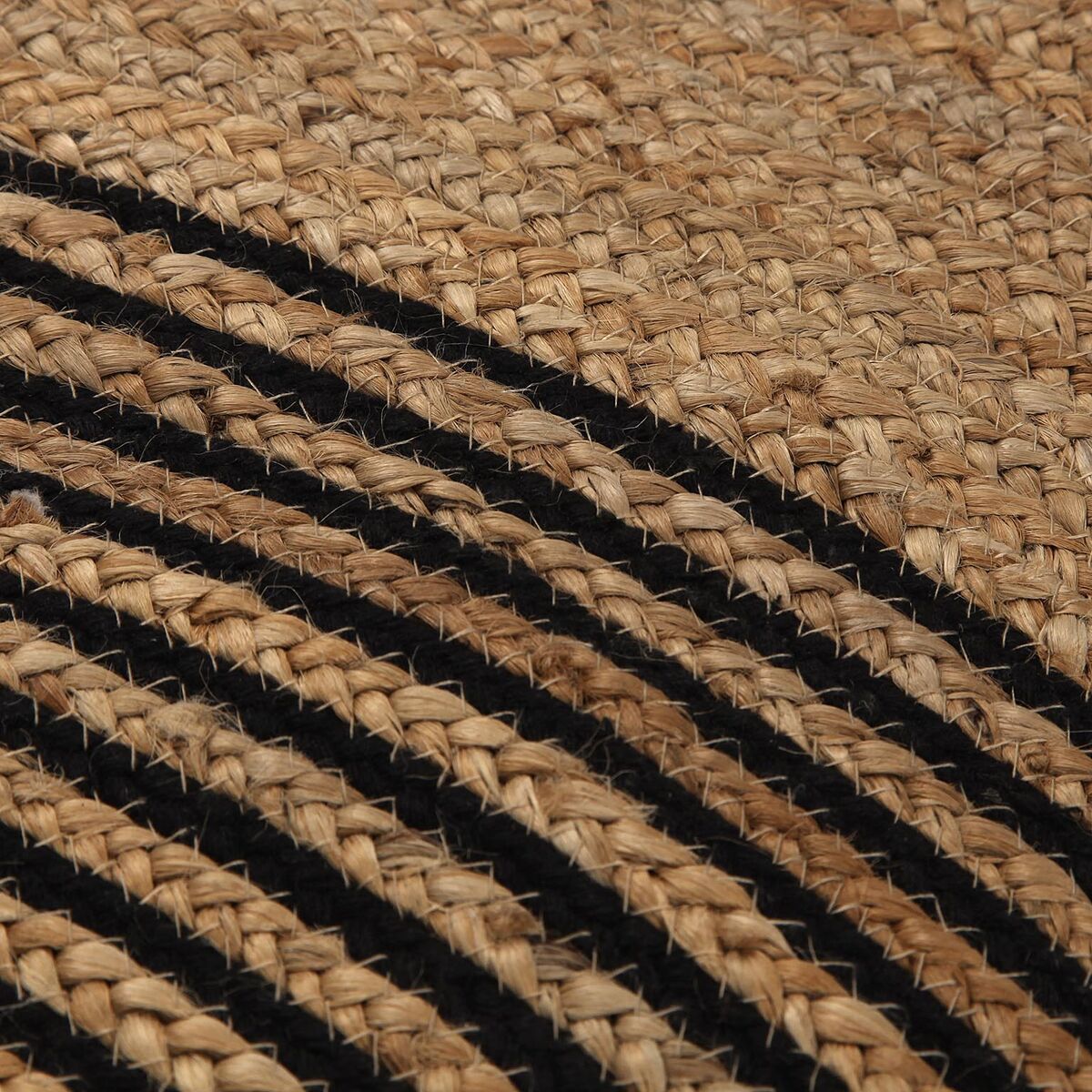 Alfombra Versa Negro Círculos