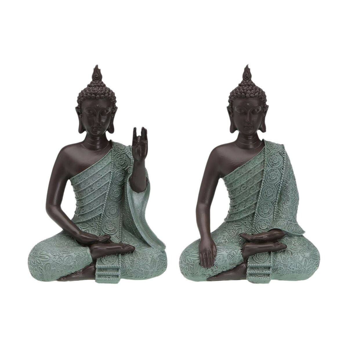Figura Decorativa Versa Buda 9 x 20 x 14 cm