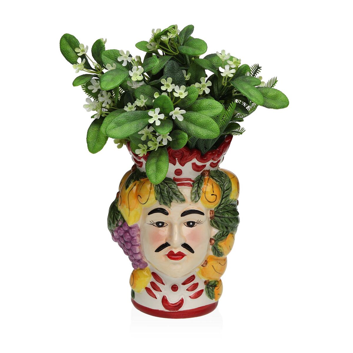 Jarrón Versa KAMIR Cerámica Escandinavo/Nórdico 12 X 17,8 X 11,8 CM