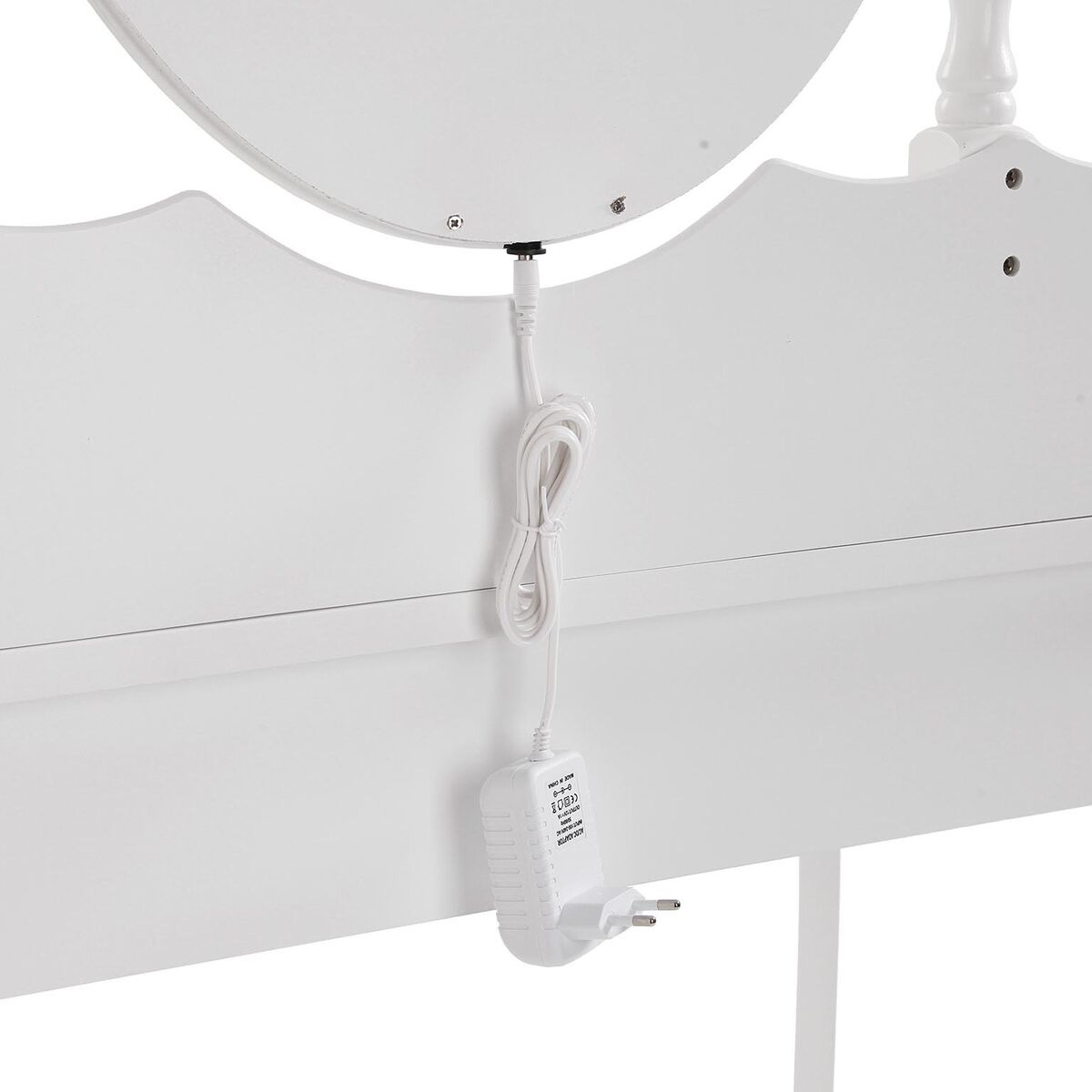 Tocador Versa Blanco Madera Cristal Madera MDF 40 X 144 X 90 CM