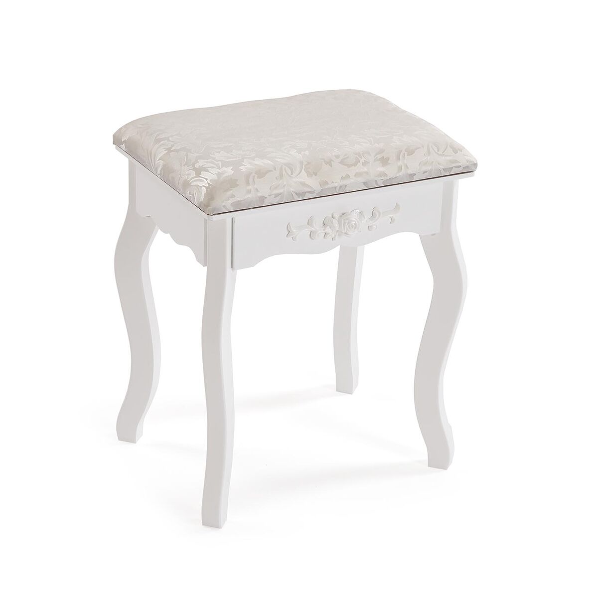 Tocador Versa Blanco Madera Cristal Madera MDF 40 X 144 X 90 CM