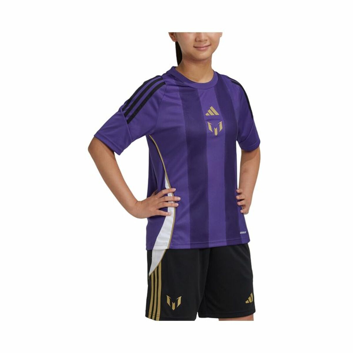 Camiseta de Fútbol Adidas Messi Training Morado