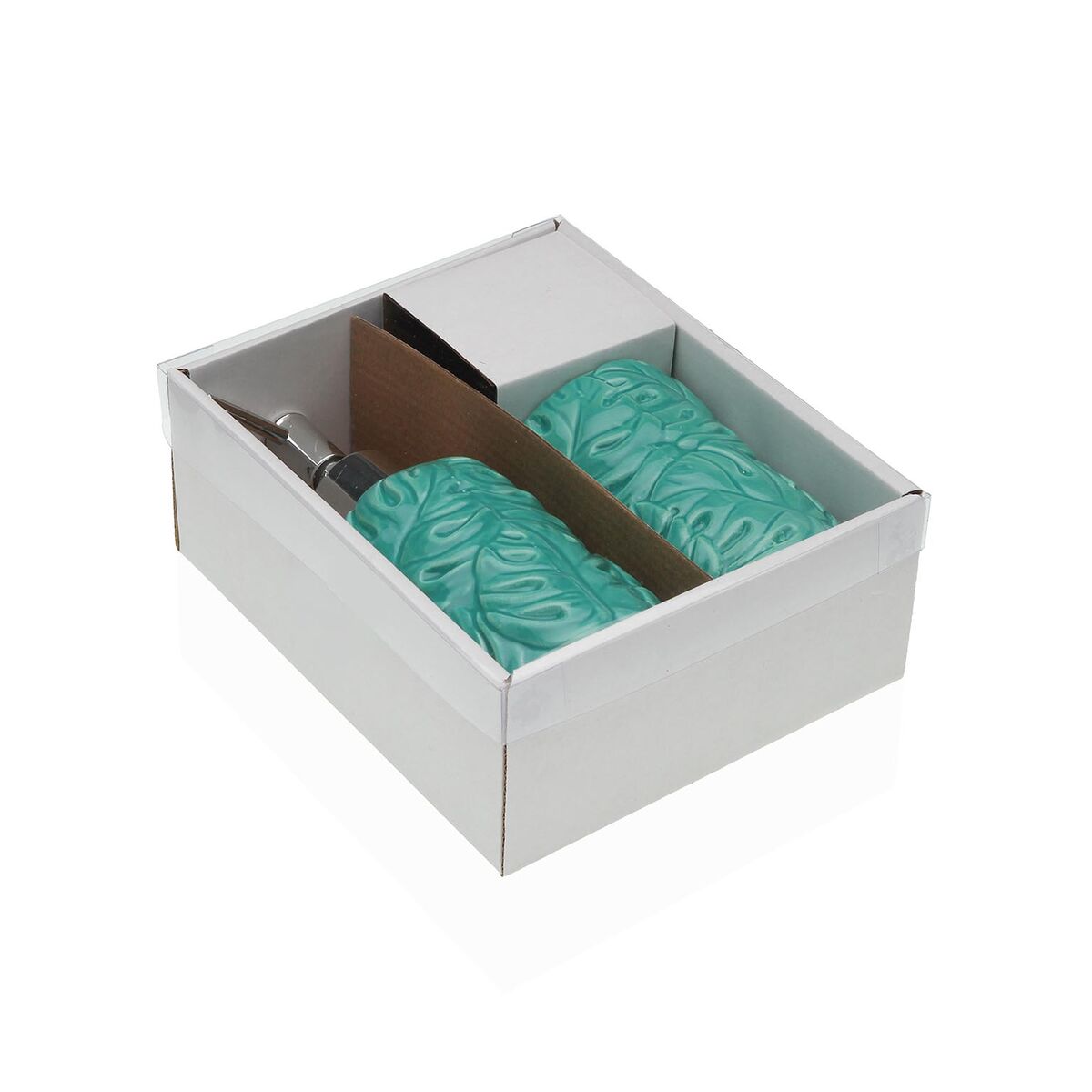 Set de Baño Versa Verde Dolomita 6,8 x 17 x 6,8 cm