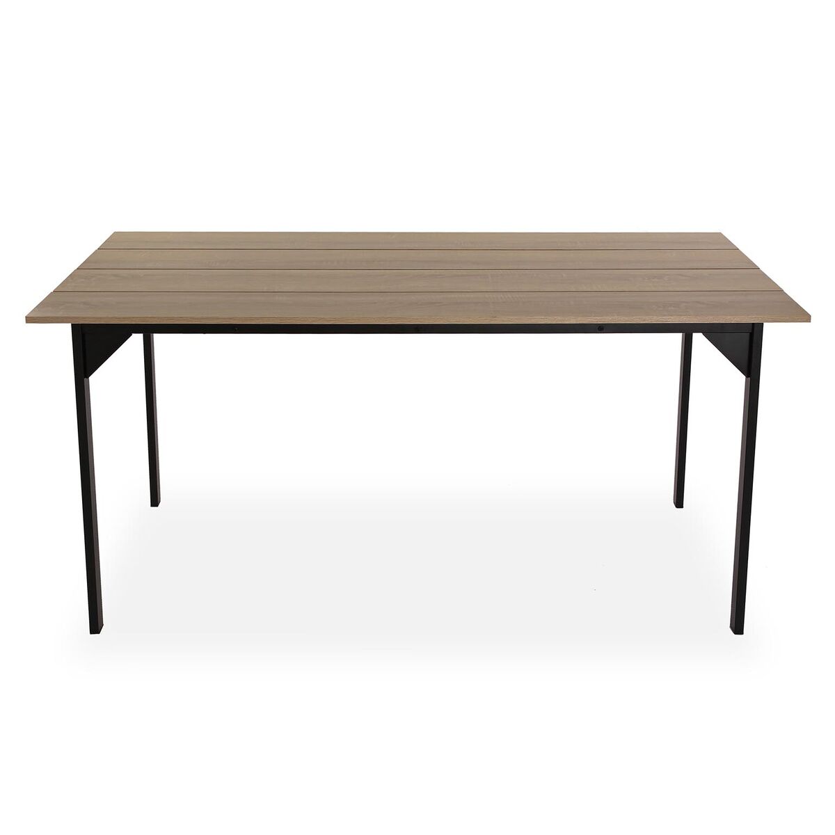 Mesa de Comedor Versa Collins Metal Melamina Madera MDF 75 x 80 x 164,5 cm