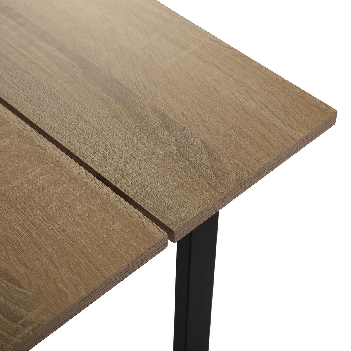 Mesa de Comedor Versa Collins Metal Melamina Madera MDF 75 x 80 x 164,5 cm