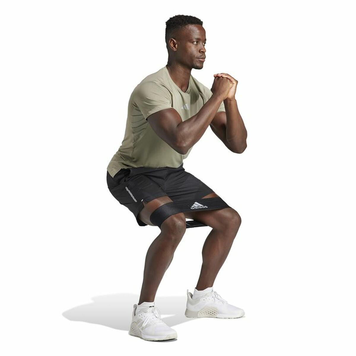 Camiseta de Manga Corta Hombre Adidas Essentials Gym+ Beige