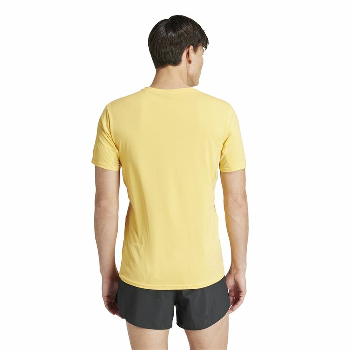 Camiseta de Manga Corta Hombre Adidas Adizero Essentials Amarillo