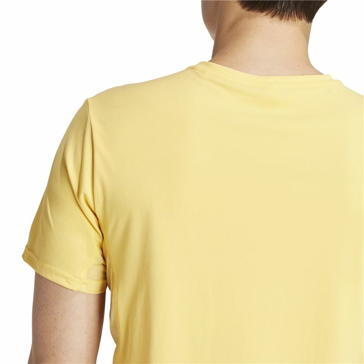 Camiseta de Manga Corta Hombre Adidas Adizero Essentials Amarillo