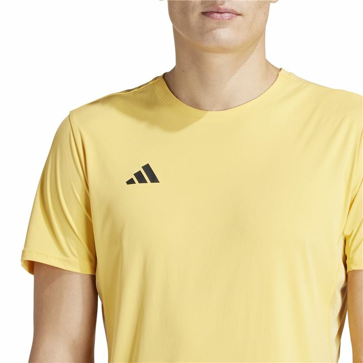 Camiseta de Manga Corta Hombre Adidas Adizero Essentials Amarillo
