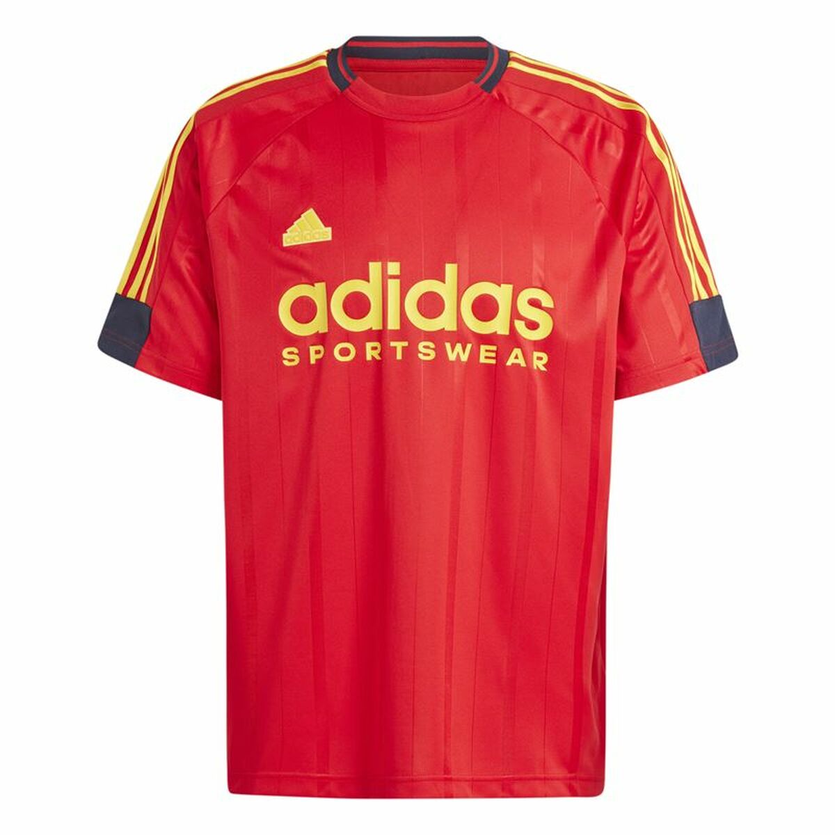 Camiseta de Manga Corta Hombre Adidas Tiro Nations Pack Rojo