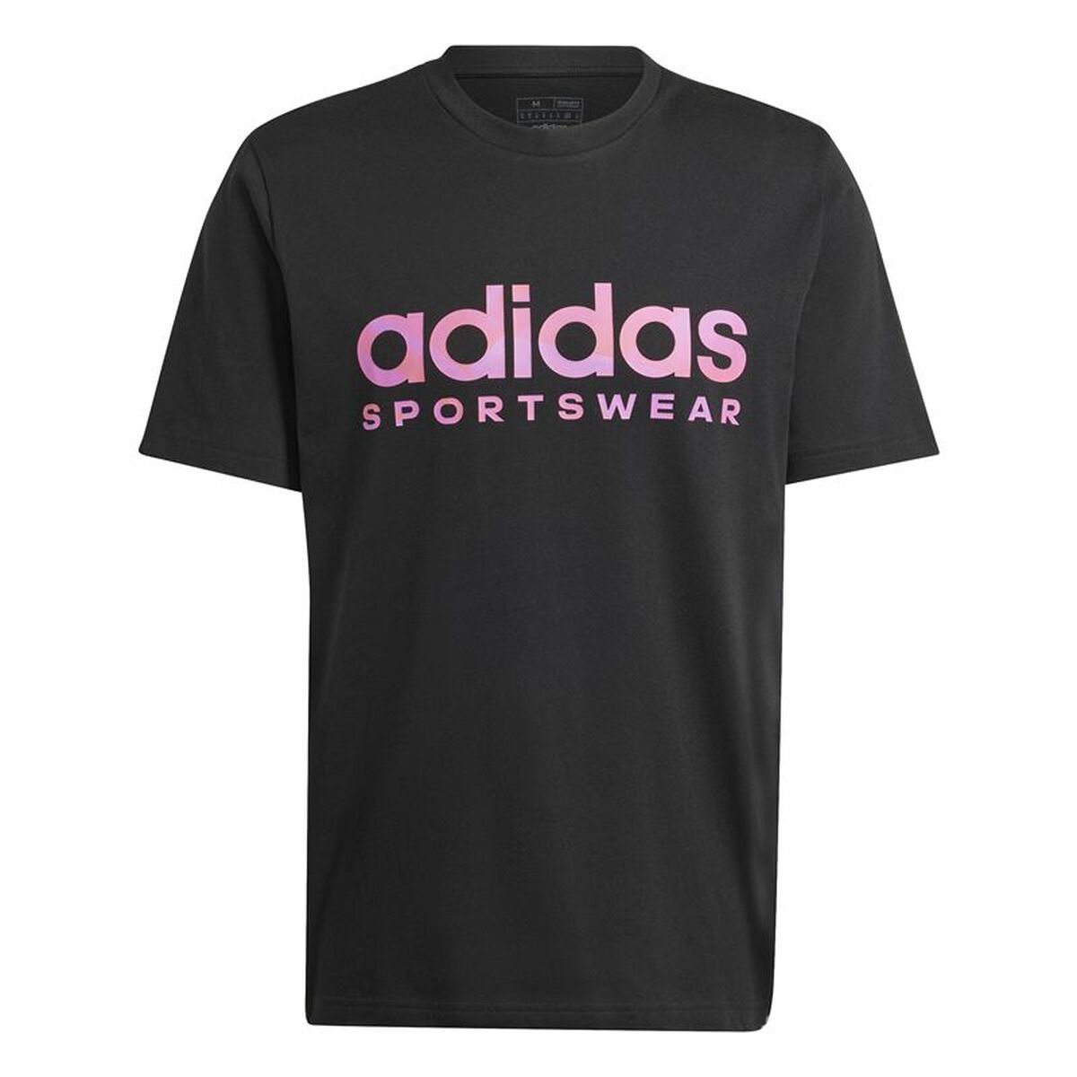 Camiseta de Manga Corta Hombre Adidas House Of Tiro Summer Linear Graphic Negro