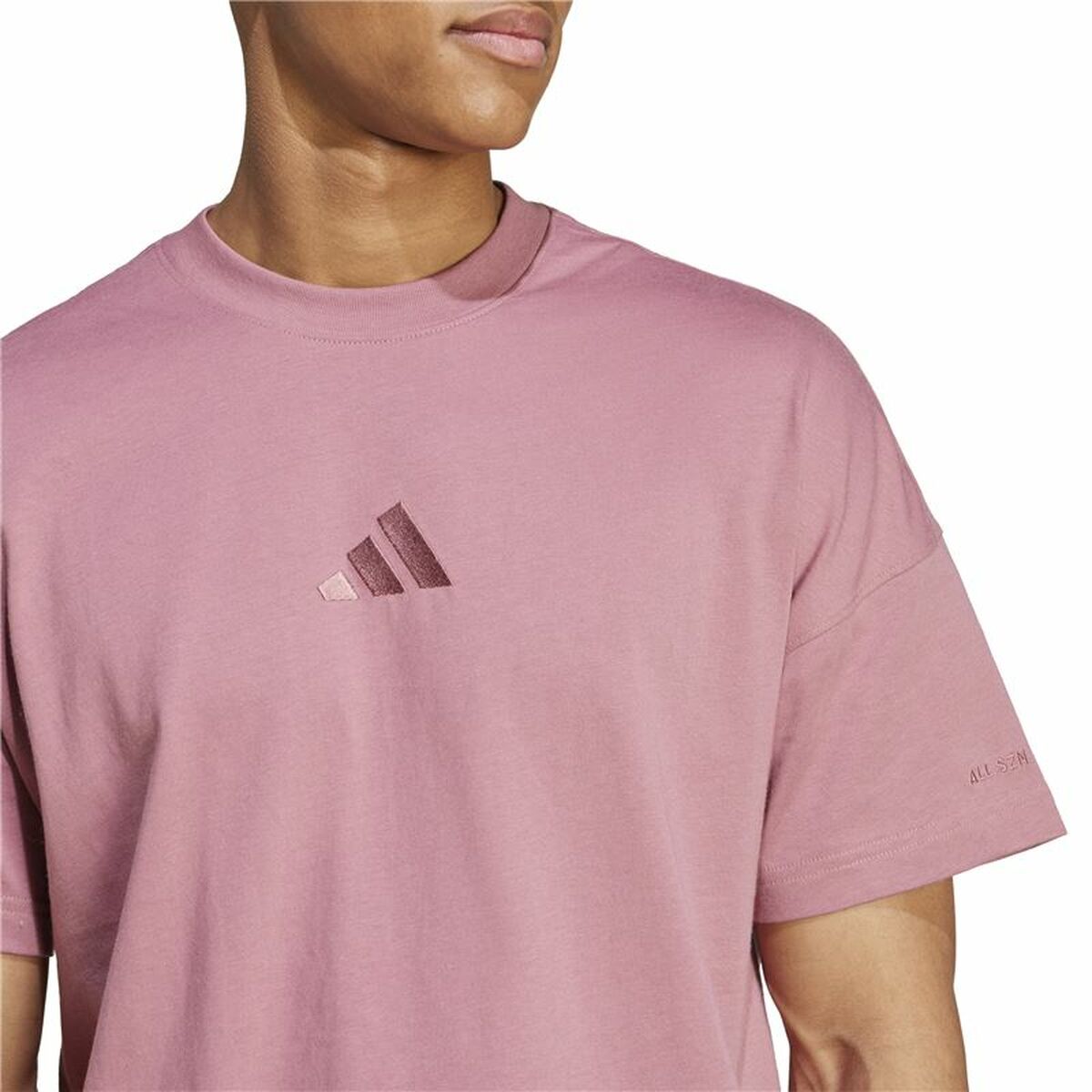 Camiseta de Manga Corta Hombre Adidas All Szn Rosa