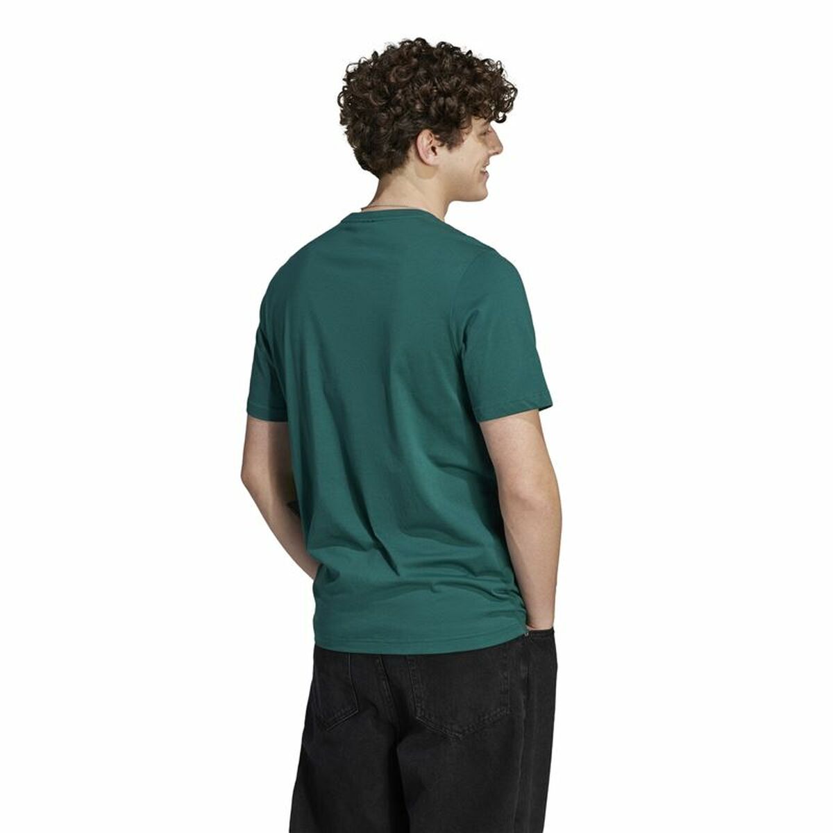 Camiseta de Manga Corta Hombre Adidas Sl Sj Verde