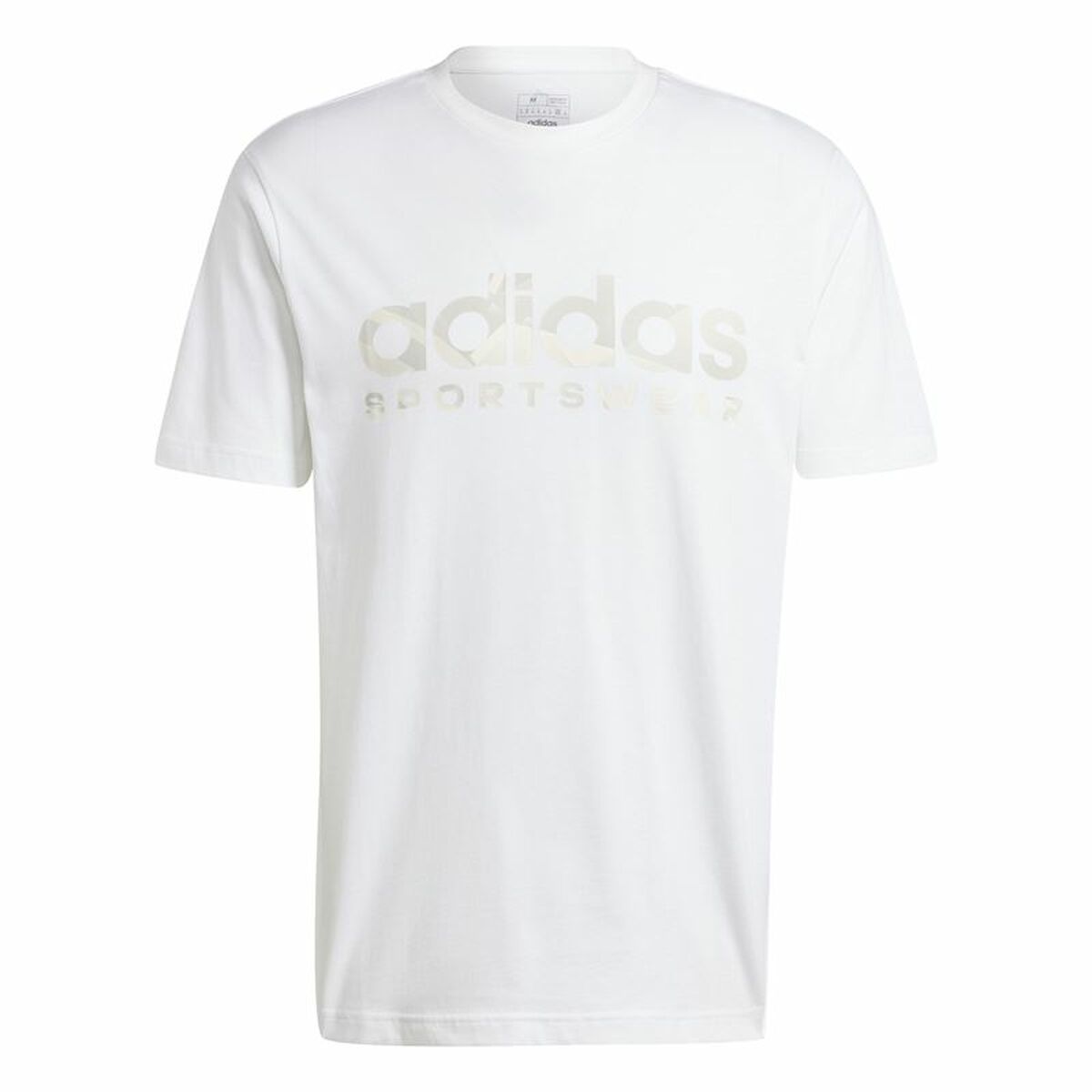 Camiseta de Manga Corta Hombre Adidas House Of Tiro Summer Linear Graphic Blanco