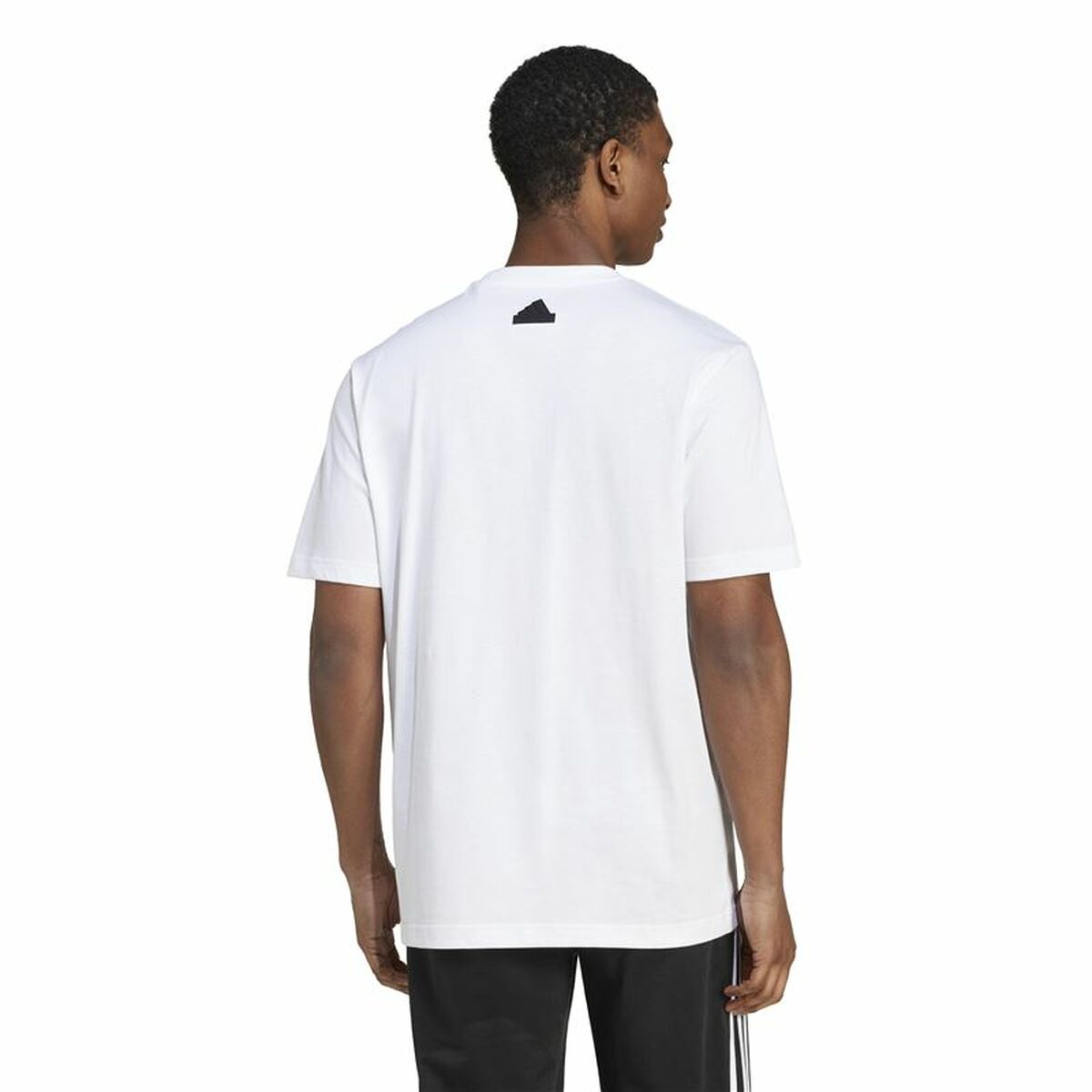 Camiseta de Manga Corta Hombre Adidas House Of Tiro Summer Linear Graphic Blanco