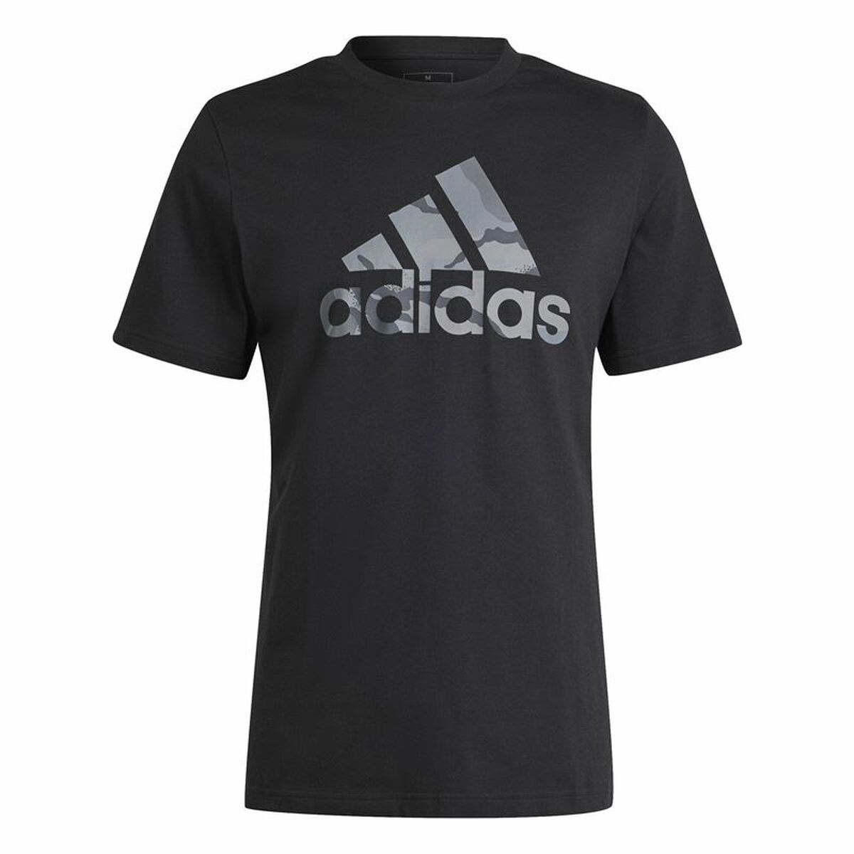 Camiseta de Manga Corta Hombre Adidas Camo G 1 Negro