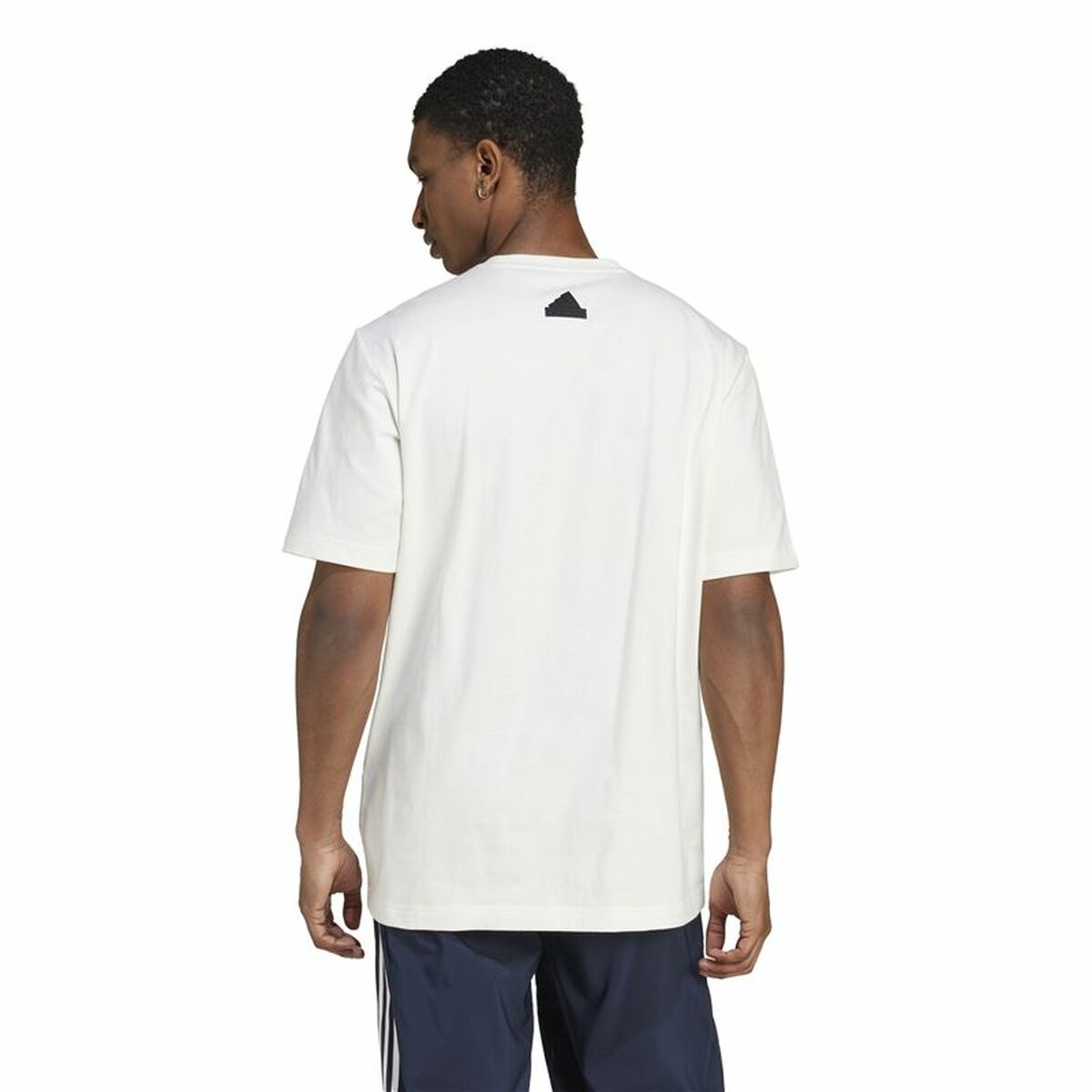 Camiseta de Manga Corta Hombre Adidas Future Icons Graphic Blanco
