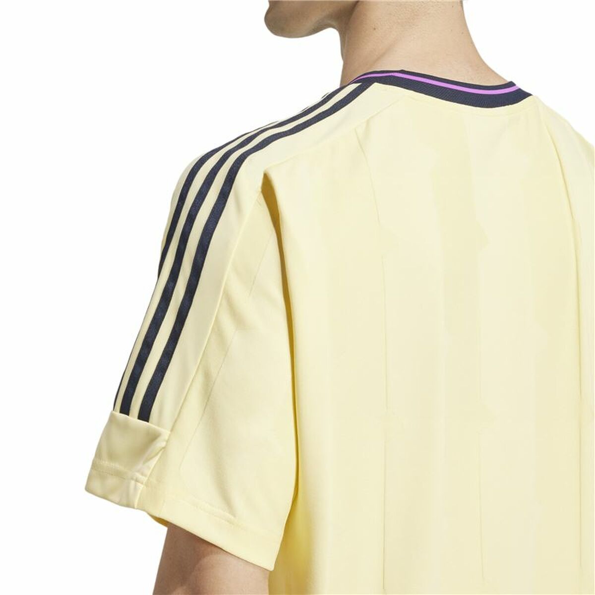 Camiseta de Manga Corta Hombre Adidas House Of Tiro Jacquard Amarillo