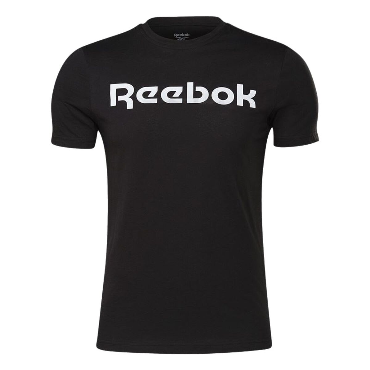 Camiseta de Manga Corta Hombre Reebok Graphic Series Linear Logo Negro