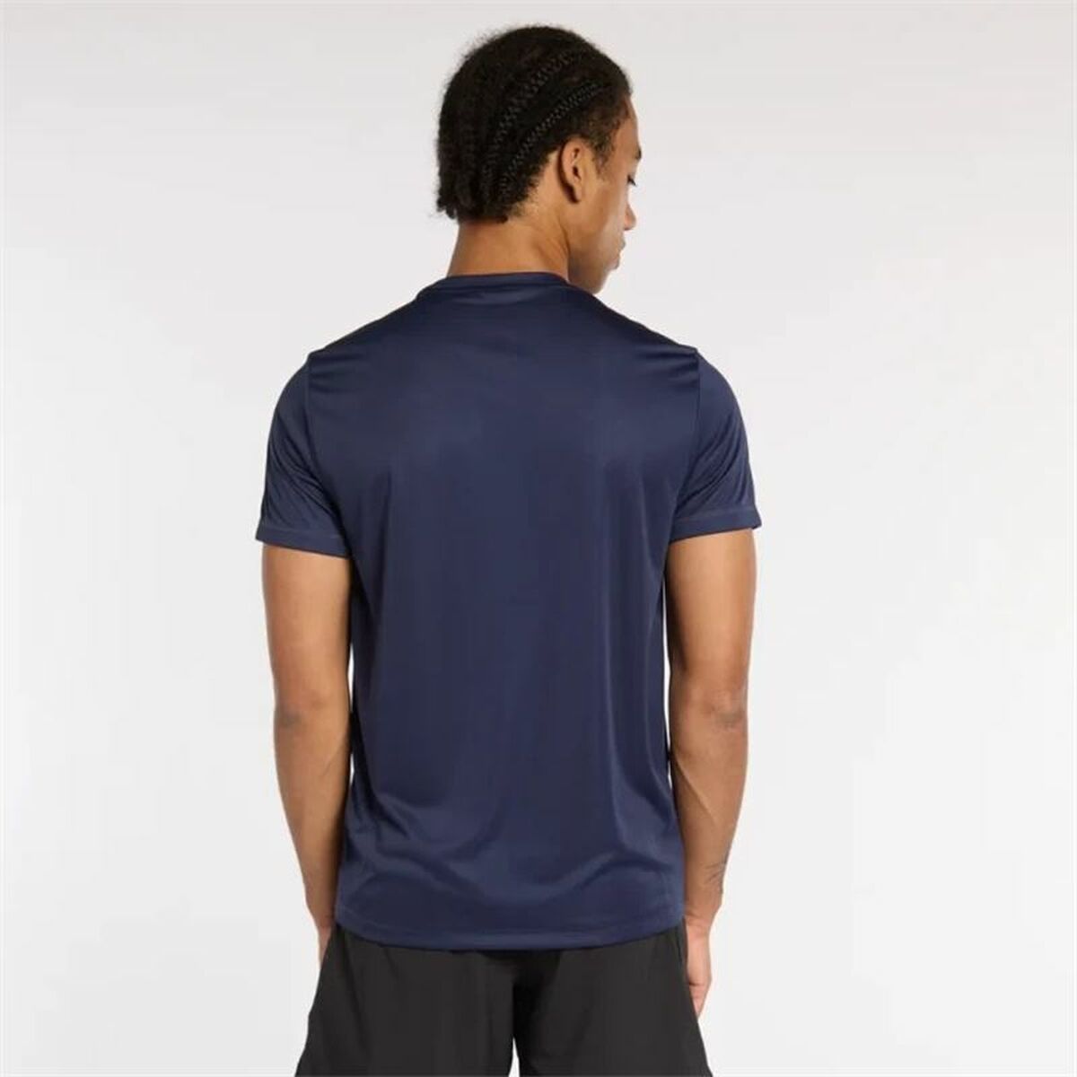 Camiseta de Manga Corta Hombre Reebok Id Train Ss Tech Azul marino