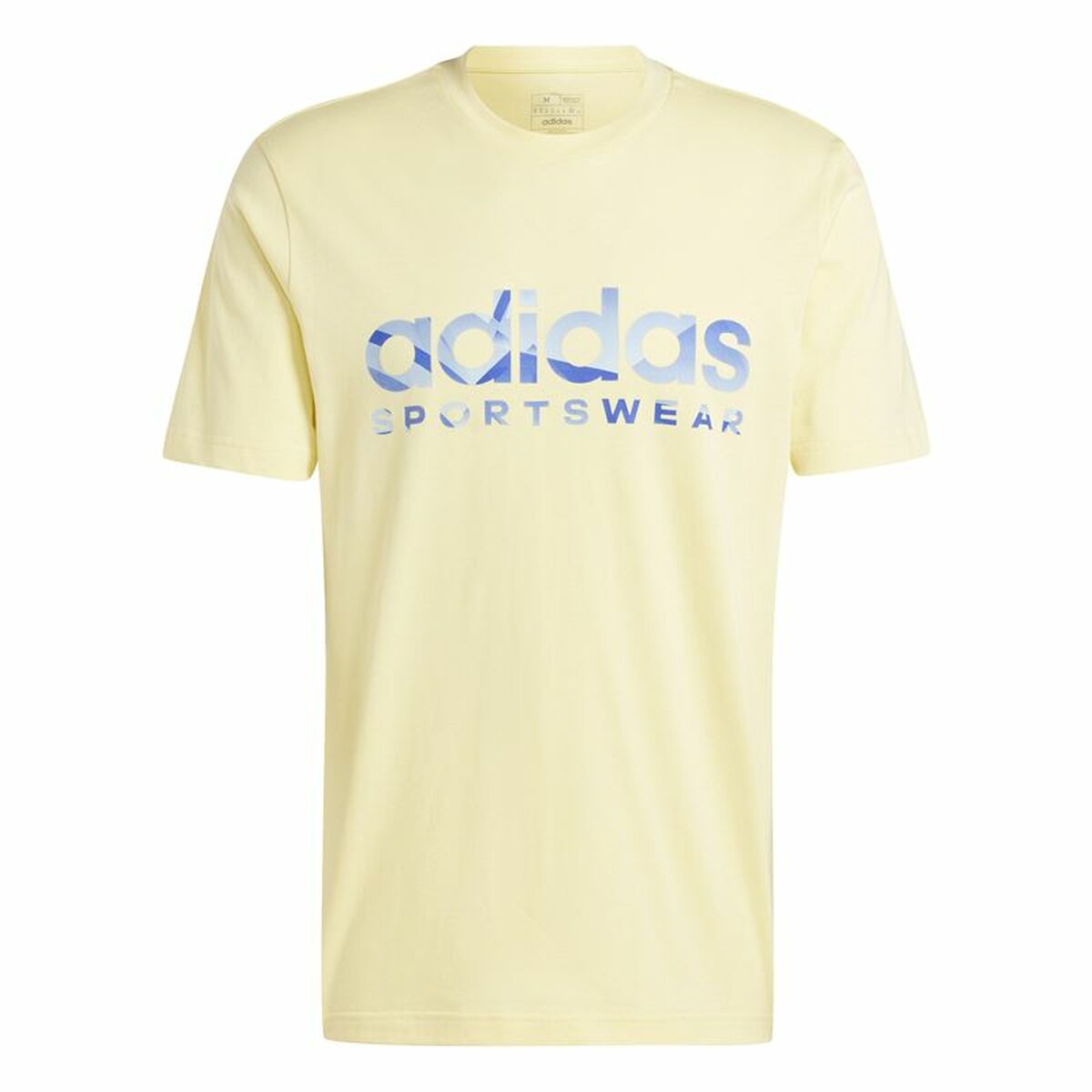 Camiseta de Manga Corta Hombre Adidas House Of Tiro Summer Linear Graphic Amarillo