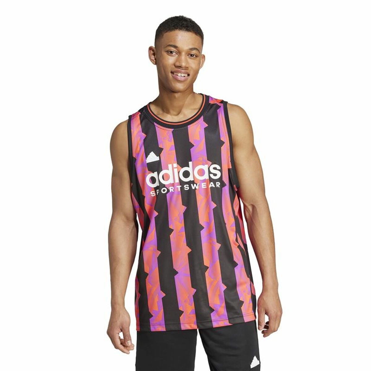 Camiseta para Hombre sin Mangas Adidas House Of Tiro Tank Top Morado