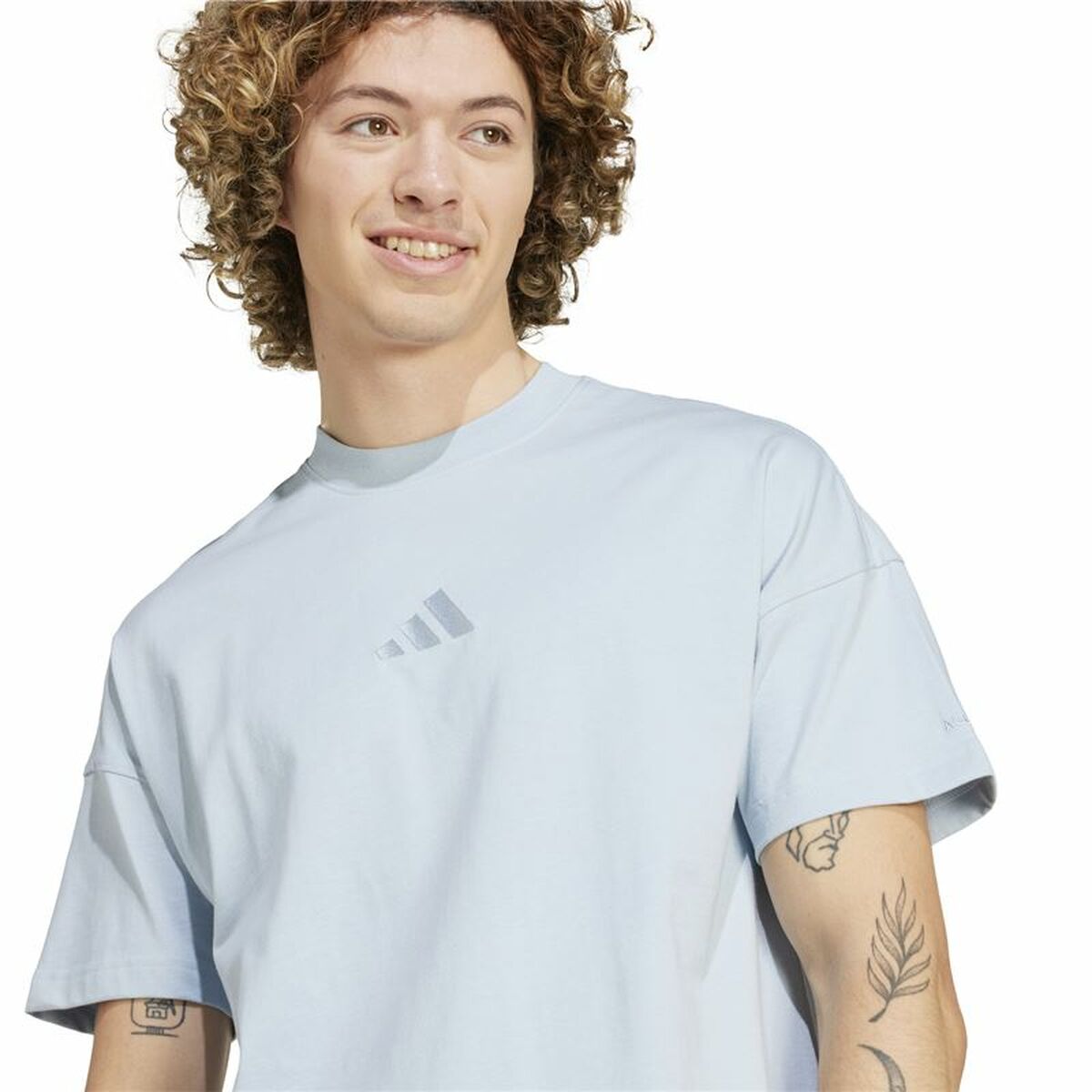 Camiseta de Manga Corta Hombre Adidas All Szn Graphic Azul