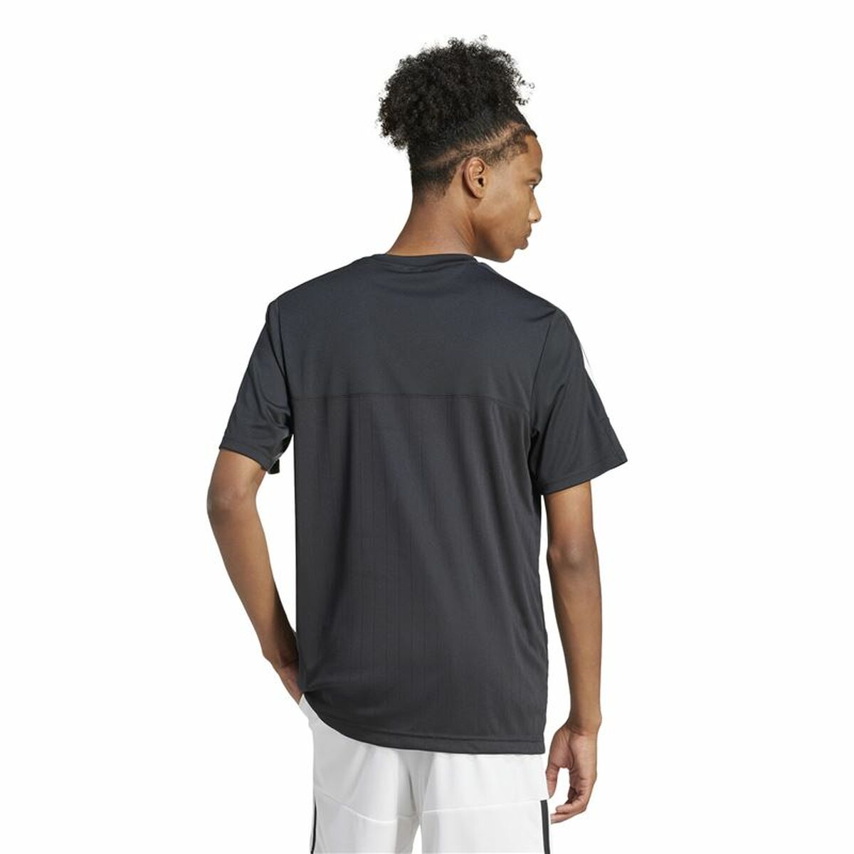 Camiseta de Manga Corta Hombre Adidas Tiro Q1 Negro