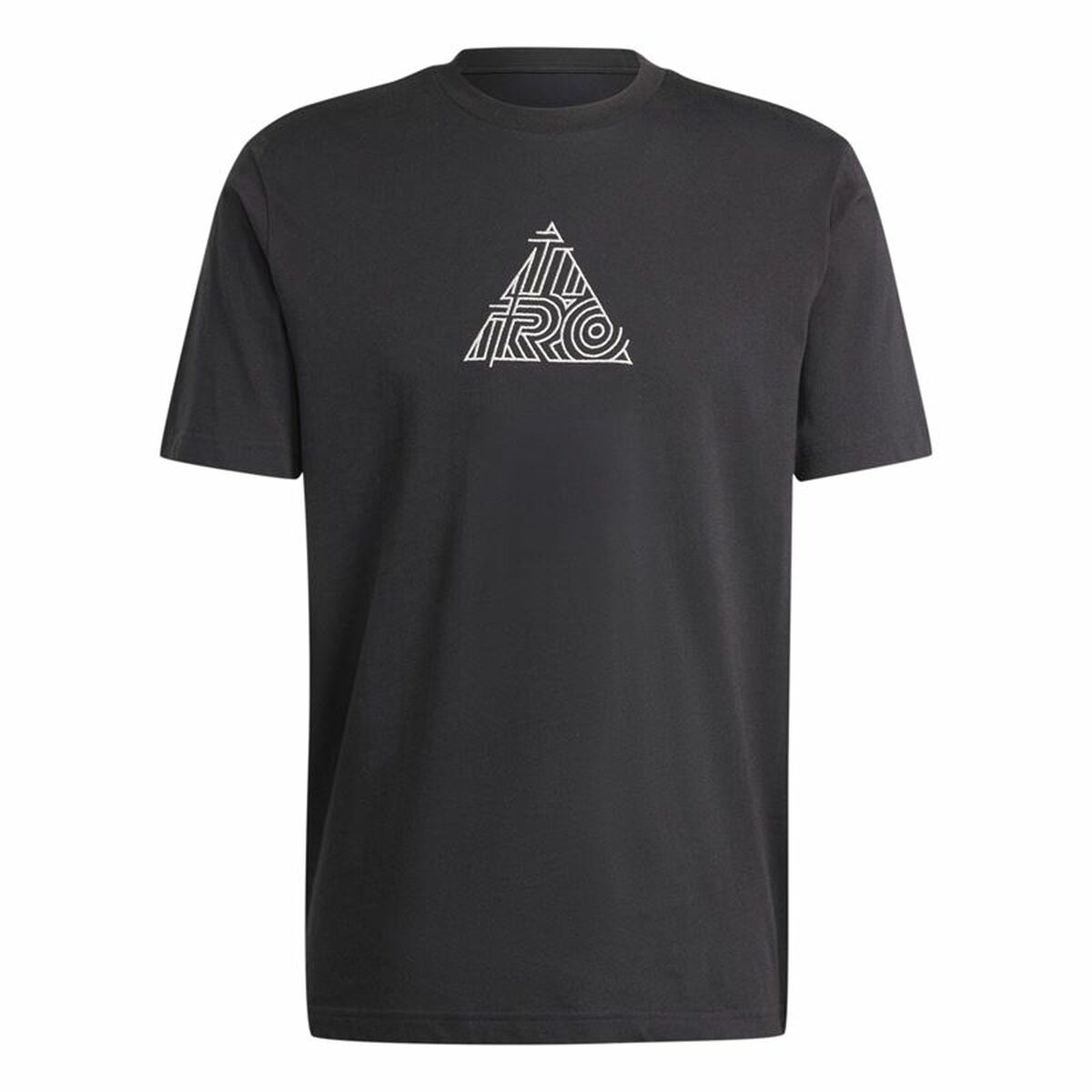 Camiseta de Manga Corta Hombre Adidas House Of Tiro Metallic Graphic Negro
