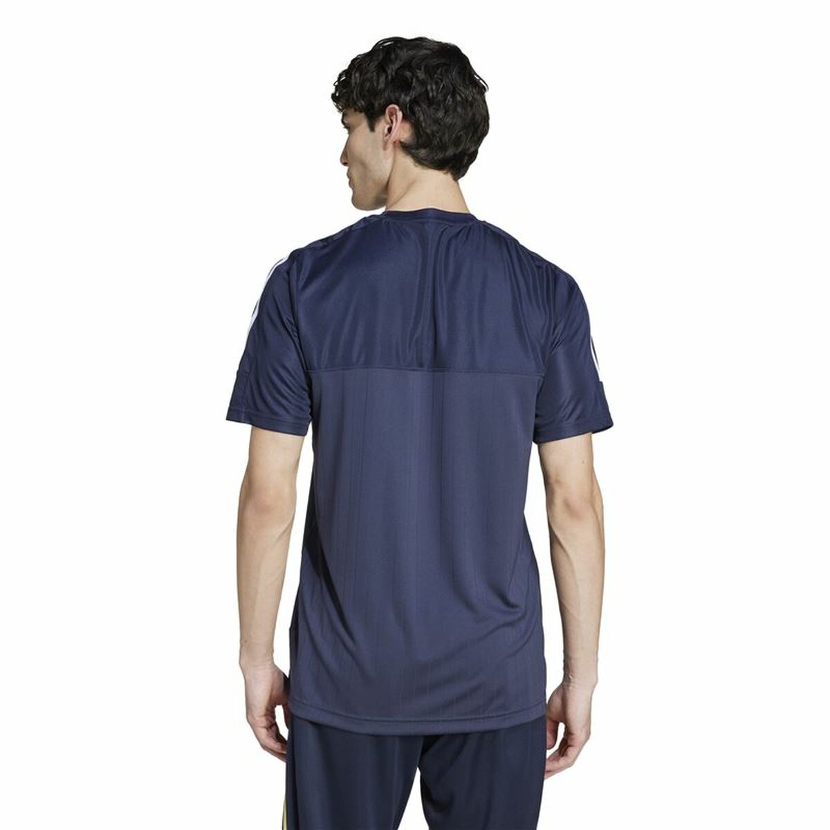 Camiseta de Manga Corta Hombre Adidas Tiro Azul