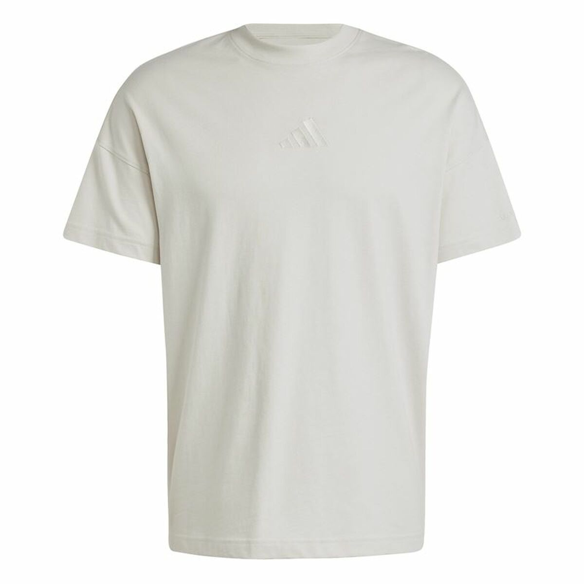 Camiseta de Manga Corta Hombre Adidas All Szn Blanco Beige
