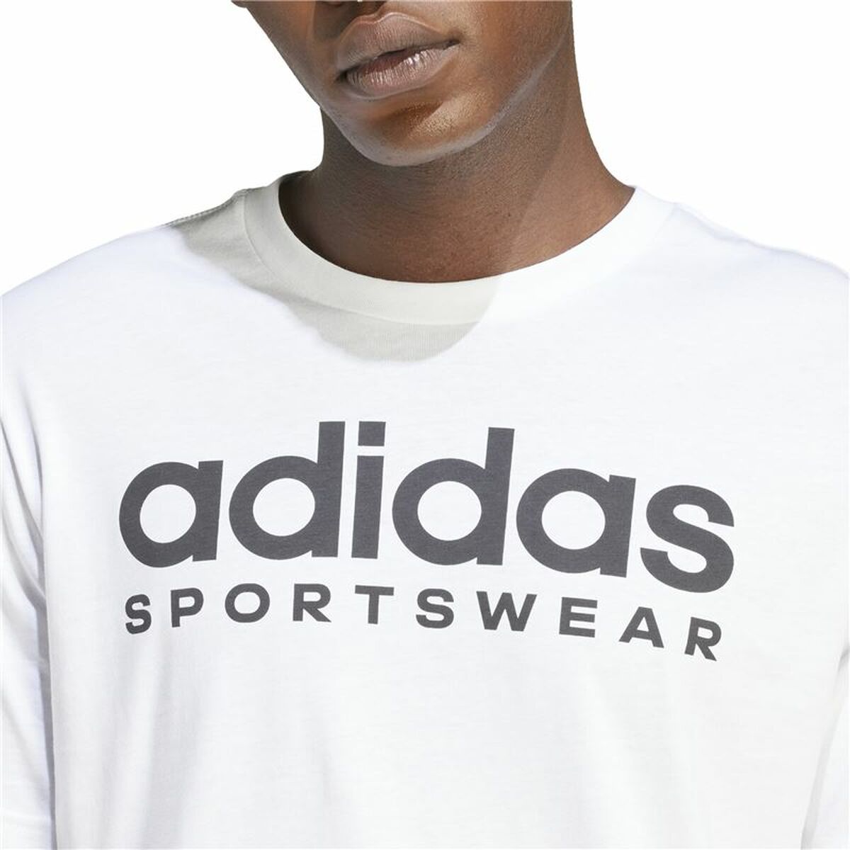 Camiseta de Manga Corta Hombre Adidas Spw Blanco