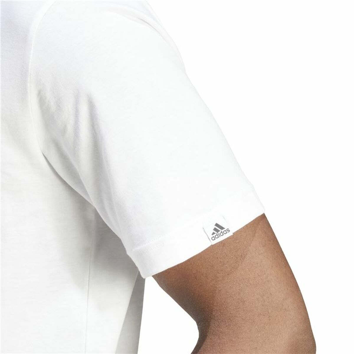 Camiseta de Manga Corta Hombre Adidas Spw Blanco