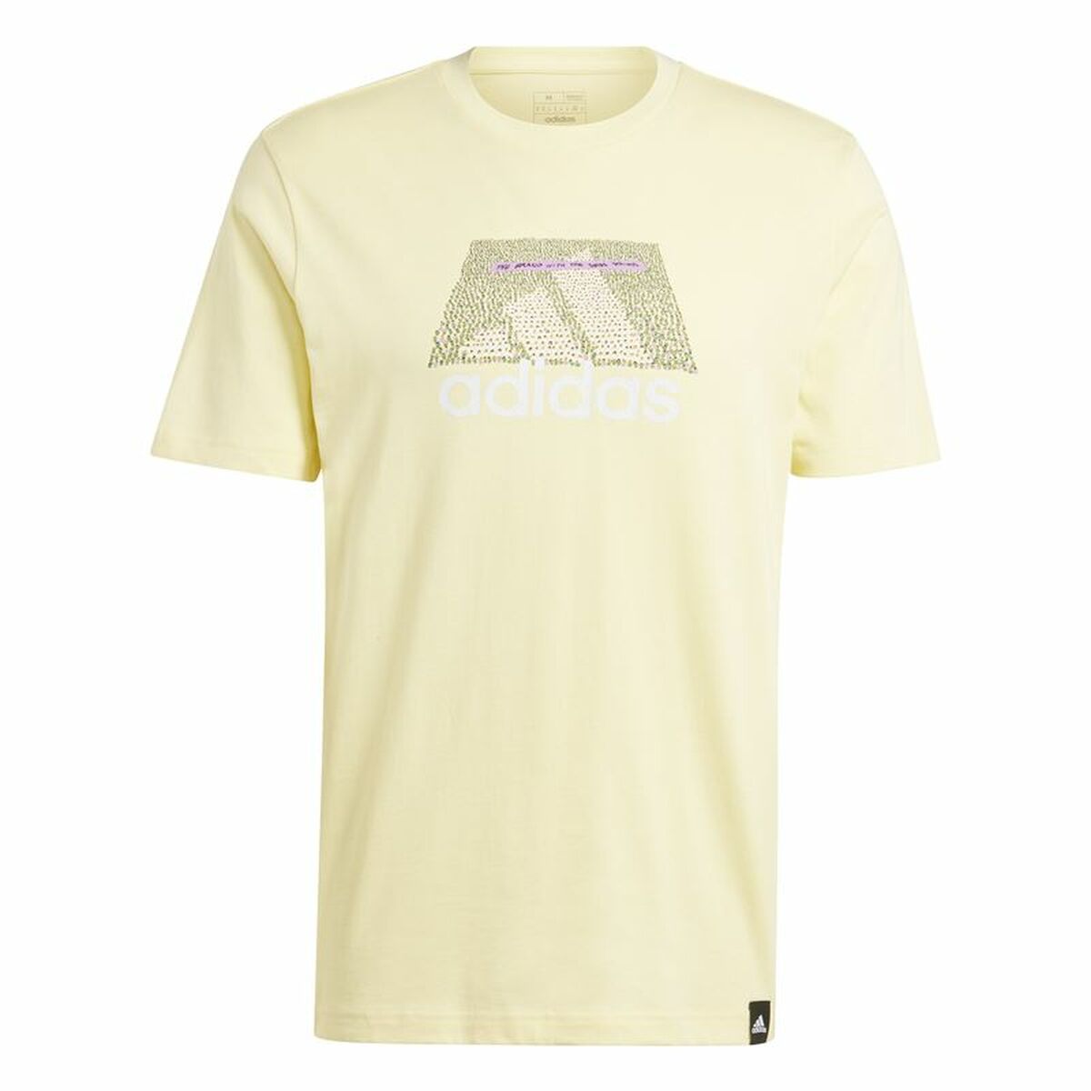 Camiseta de Manga Corta Hombre Adidas Codes Bos Graphic Amarillo