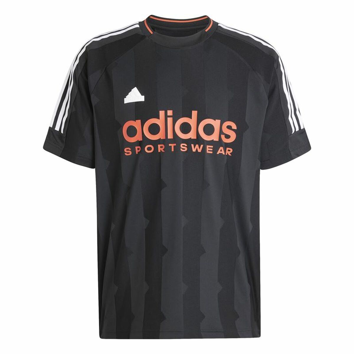 Camiseta de Manga Corta Hombre Adidas House Of Tiro Jacquard Jersey Negro