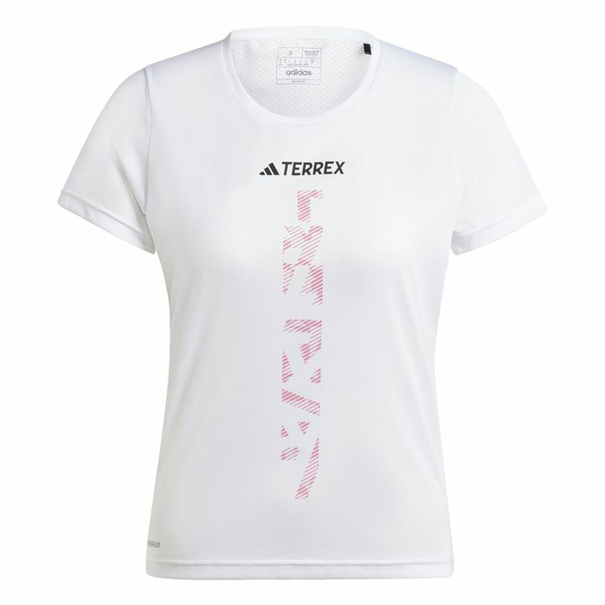 Camiseta de Manga Corta Hombre Adidas Terrex Agravic Blanco