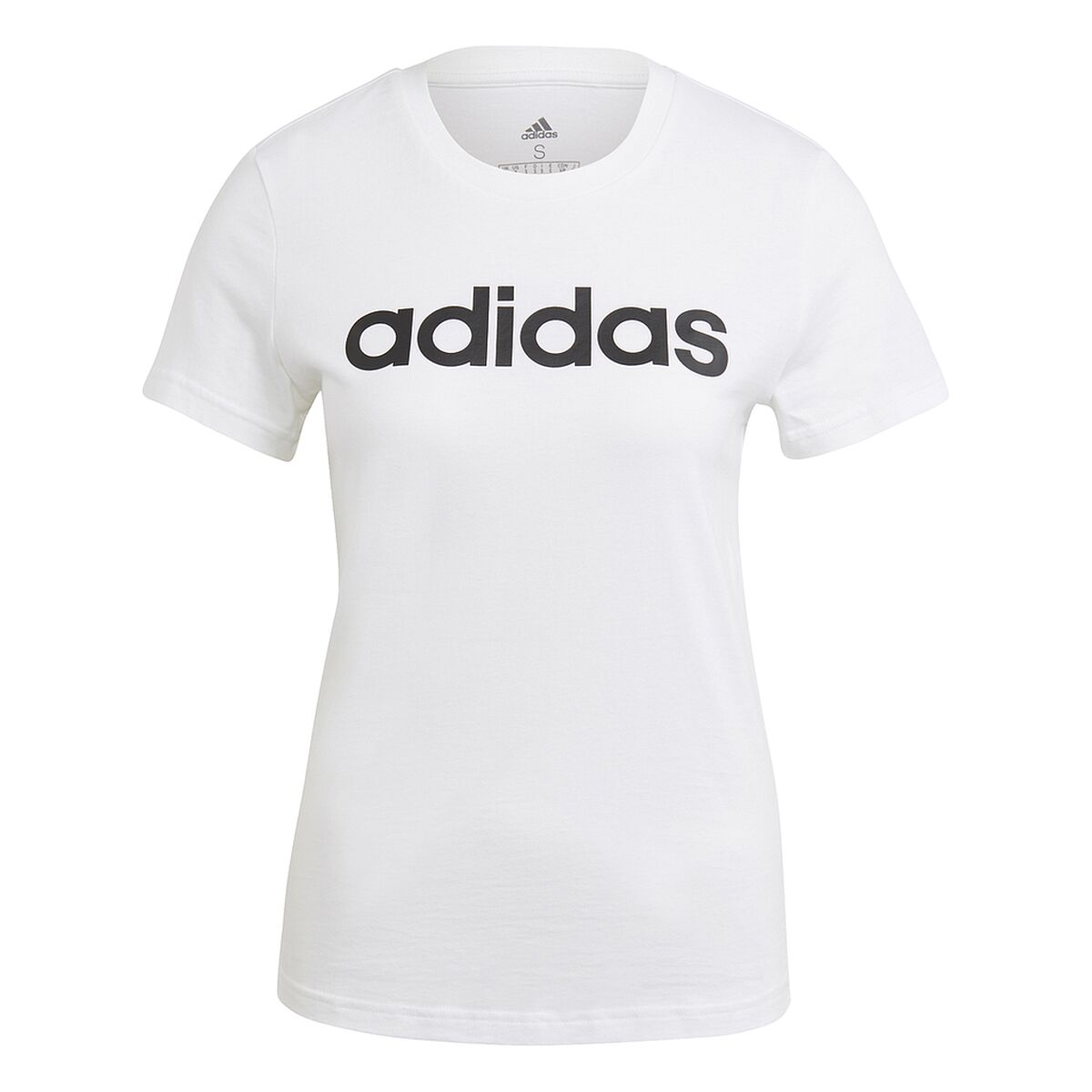 Camiseta de Manga Corta Mujer Adidas Blanco