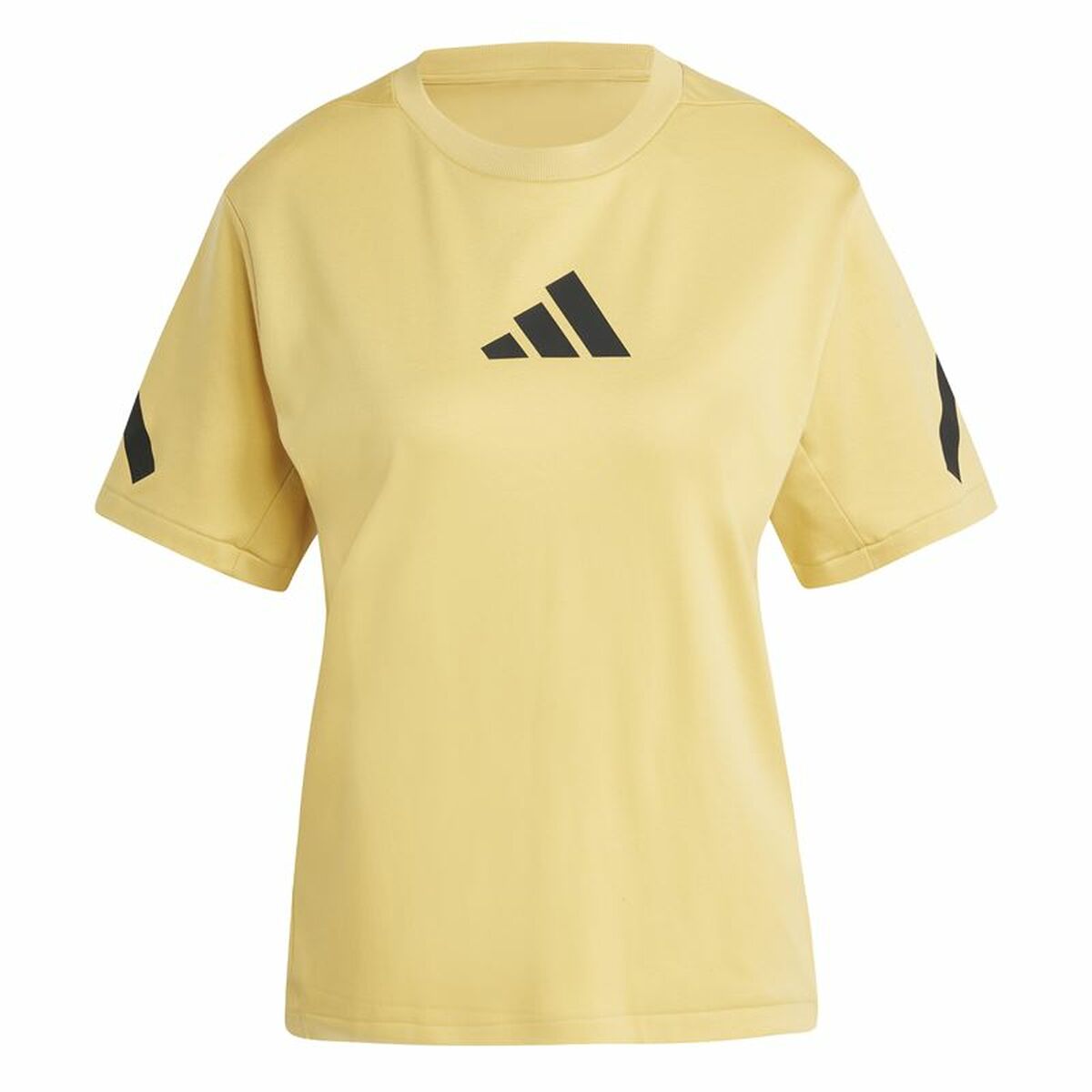 Camiseta de Manga Corta Mujer Adidas Z.N.E. Amarillo