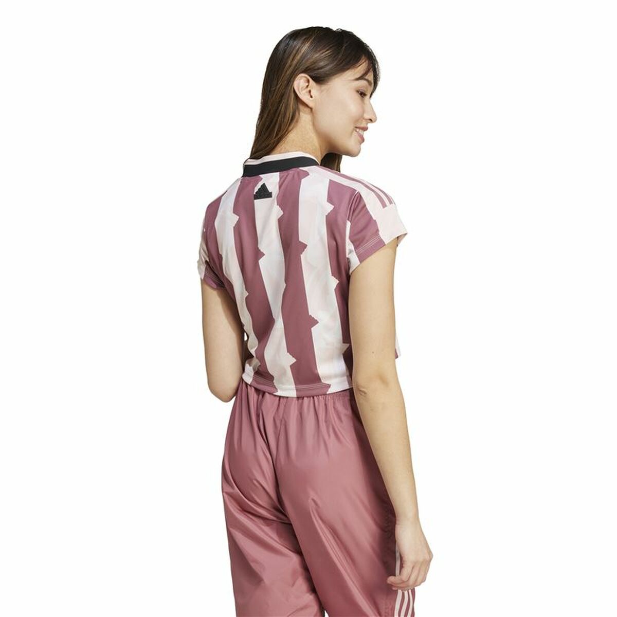 Camiseta de Manga Corta Mujer Adidas Tiro Cut Rosa
