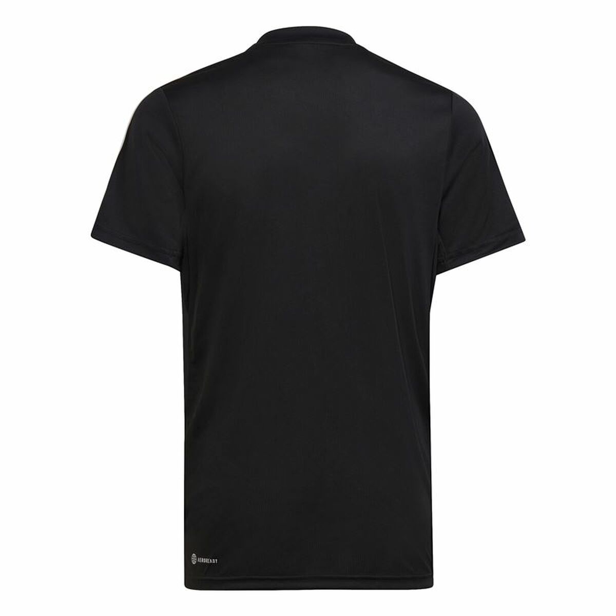 Camiseta de Manga Corta Niño Adidas Essentials 3S Negro