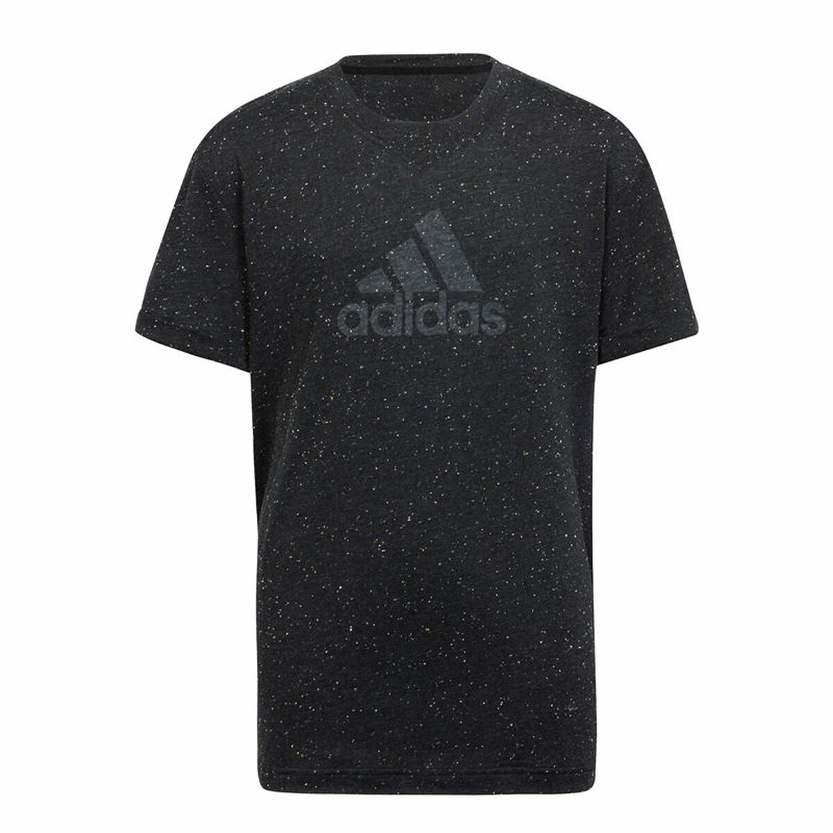 Camiseta de Manga Corta Infantil Adidas Negro