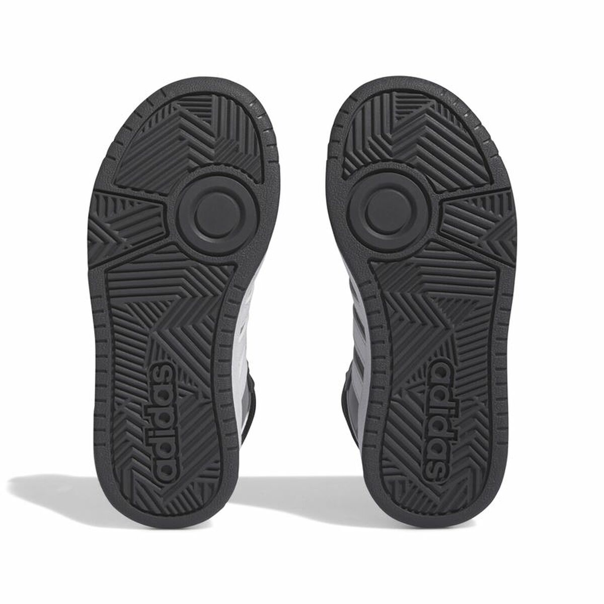 Zapatillas Deportivas Infantiles Adidas Hoops 3.0 Mid Gris