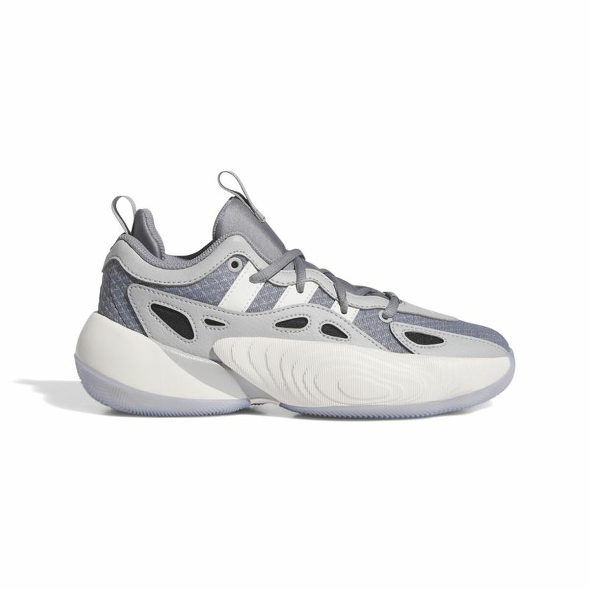 Zapatillas de Baloncesto para Niños Adidas Trae Unlimited Blanco Gris