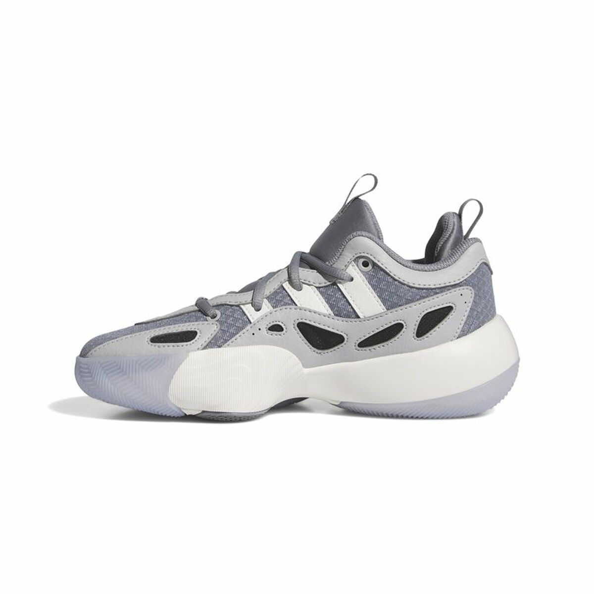 Zapatillas de Baloncesto para Niños Adidas Trae Unlimited Blanco Gris