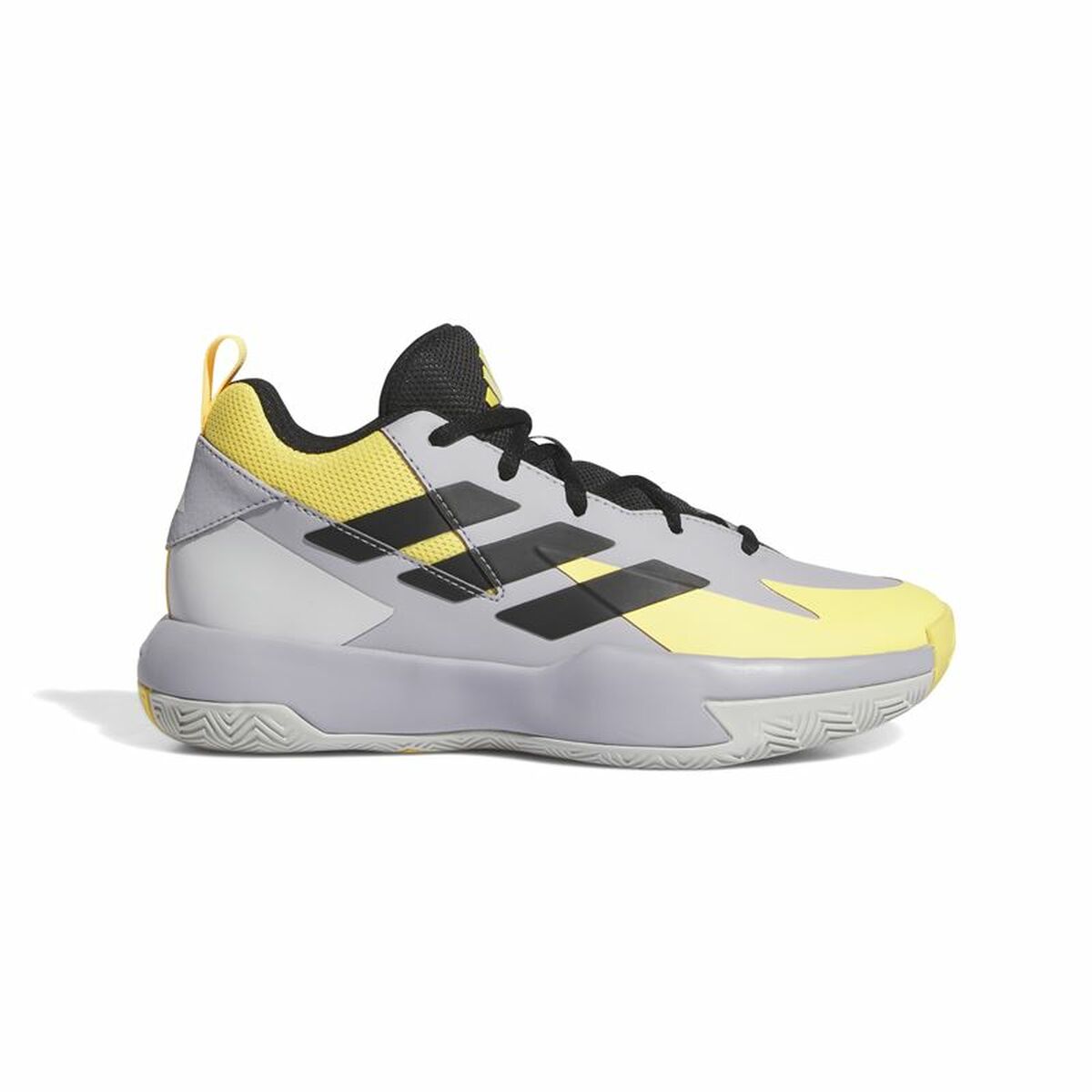 Zapatillas de Baloncesto para Niños Adidas Cross Em Up Select Mid Amarillo Gris