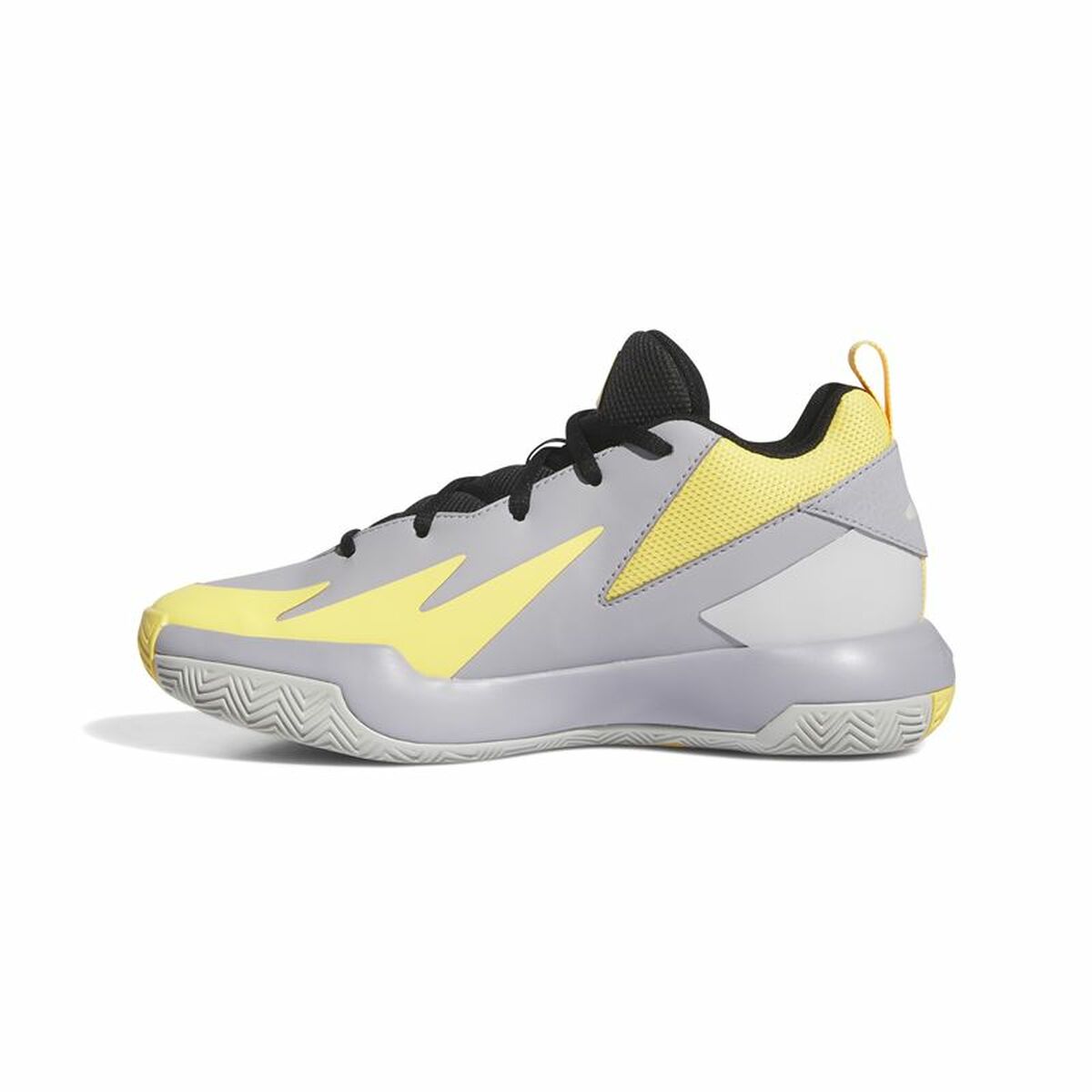 Zapatillas de Baloncesto para Niños Adidas Cross Em Up Select Mid Amarillo Gris