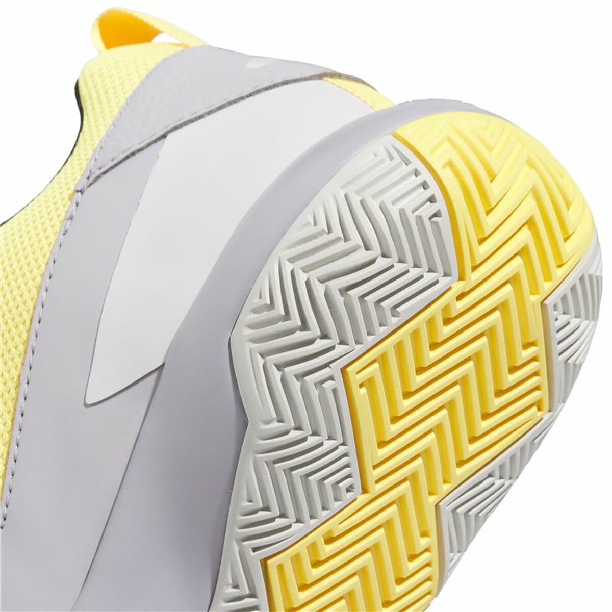 Zapatillas de Baloncesto para Niños Adidas Cross Em Up Select Mid Amarillo Gris