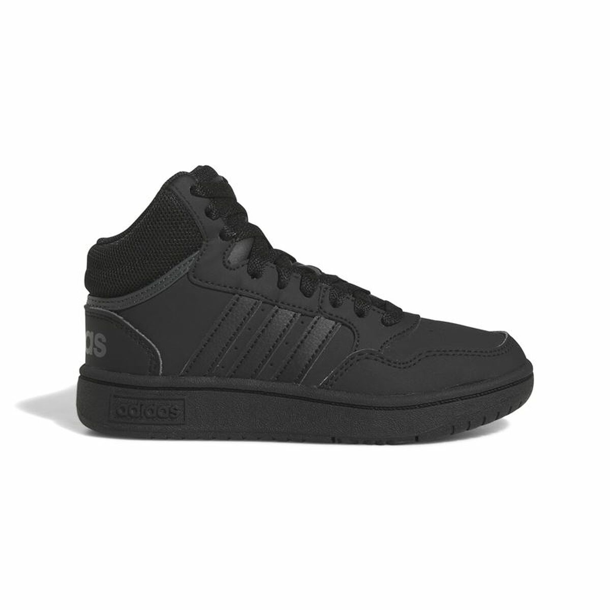 Zapatillas Deportivas Infantiles Adidas Hoops 3.0 Mid Negro