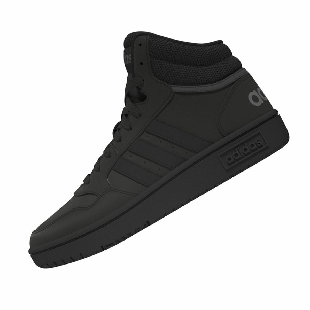 Zapatillas Deportivas Infantiles Adidas Hoops 3.0 Mid Negro