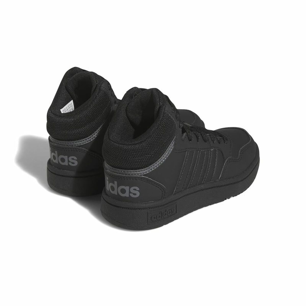 Zapatillas Deportivas Infantiles Adidas Hoops 3.0 Mid Negro